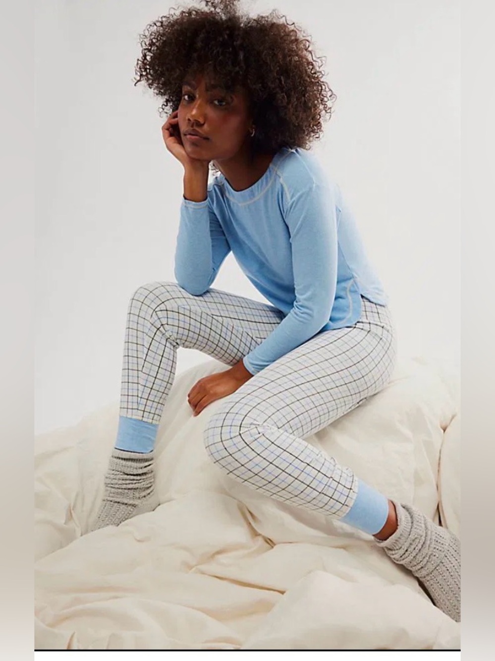 BNWOT FREE PEOPLE CHILL EVENING PYJAMA SET MEDIUM